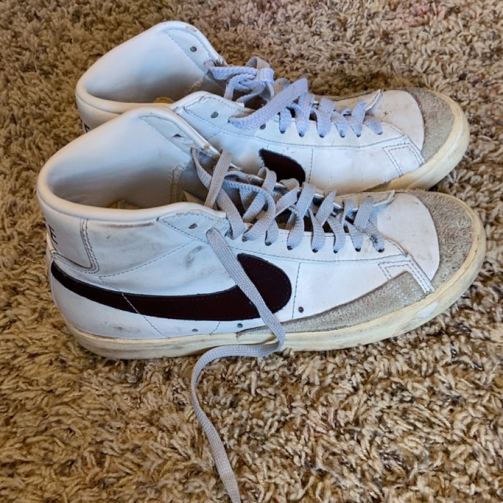 Nike Cream and White Sneakers